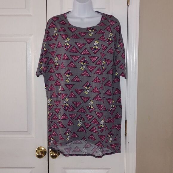LuLaRoe Disney Irma Minnie Mouse Tunic   Sz S - Picture 1 of 7